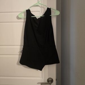 White House Black Market Black Sleeveless Tank Top